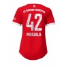 Bayern Munich Jamal Musiala #42 Hjemmedrakt Kvinner 2022-23 Kortermet
